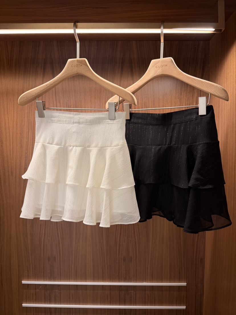 CLOTH韓國直郵實拍女士新品26夏季休閑職業熱賣推薦26春夏短裙CLOTH短裙