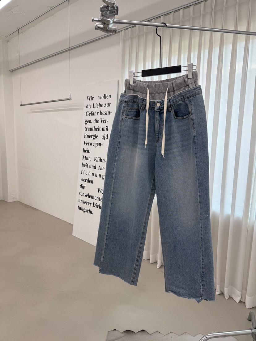RED-A韓國直郵實拍女裝新品職業推薦人氣熱賣牛仔褲疊穿RED-A牛仔褲圖色1