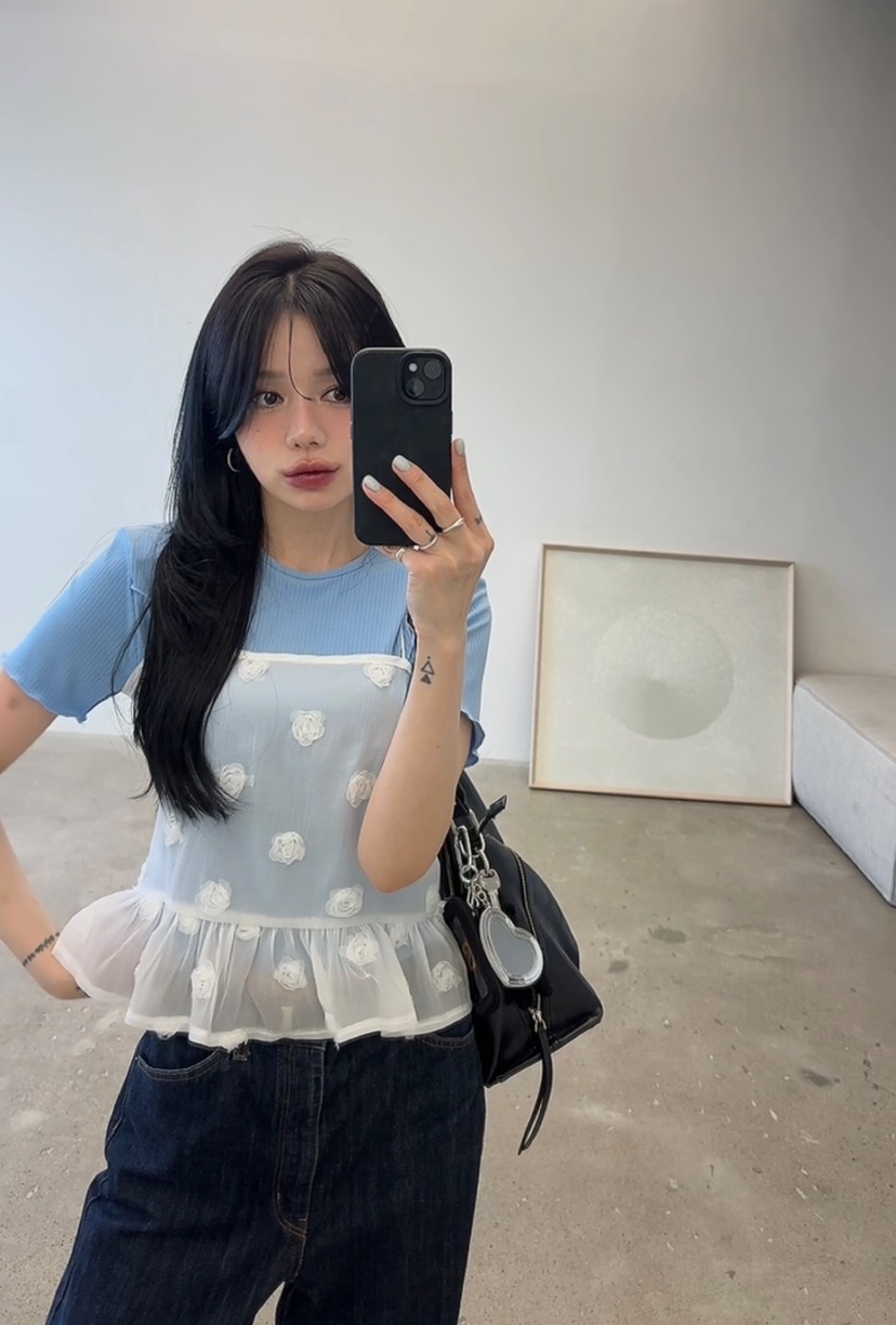 AMUSE SEOUL東大門實拍韓國女裝新品熱賣人氣26春夏吊帶背心AMUSE SEOUL吊帶/背心
