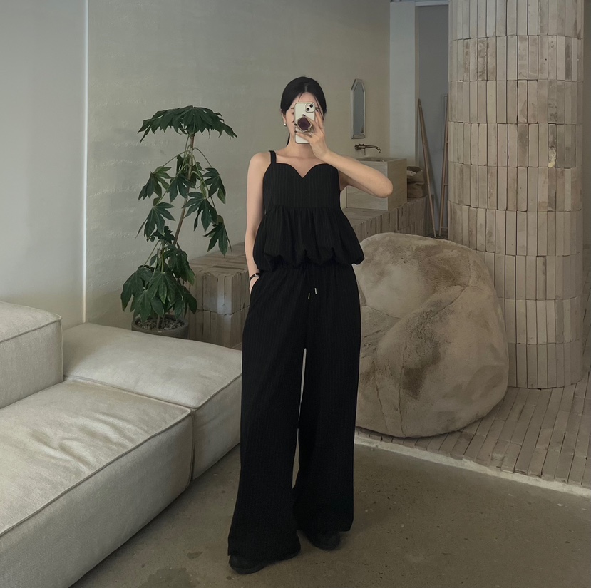 AMUSE SEOUL韓國直郵實拍女士新款熱賣人氣26夏季套裝套裝AMUSE SEOUL套裝