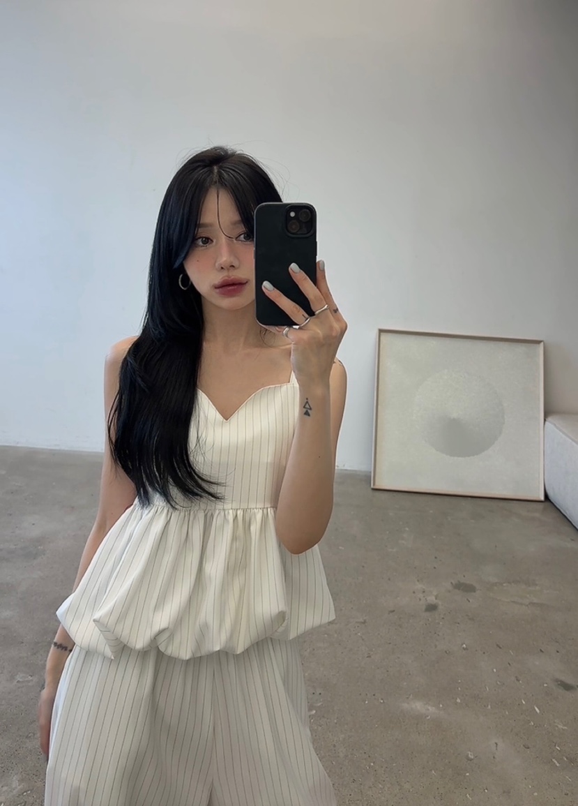 AMUSE SEOUL韓國直郵實拍女裝新款人氣休閑26夏季吊帶背心AMUSE SEOUL吊帶/背心