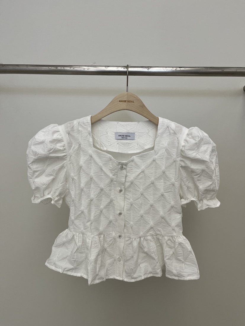 AMUSE SEOUL韓國直郵實拍女裝新品推薦26春夏襯衫蕾絲衫AMUSE SEOUL襯衫/蕾絲衫圖色1