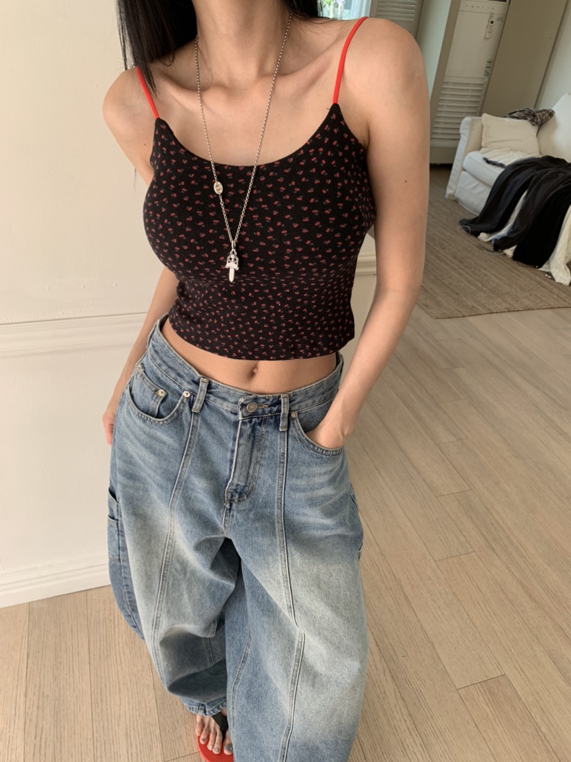 BADCALM韓國直郵女裝新款熱賣職業休閑26春夏人氣吊帶背心BADCALM吊帶/背心圖色4