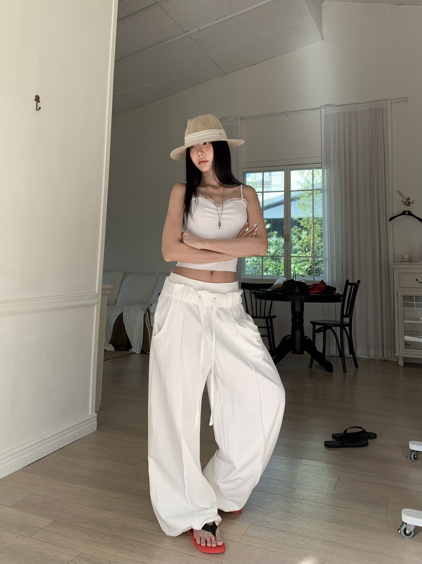 BADCALM韓國直郵女士新品推薦人氣休閑26夏季時尚職業休閑褲BADCALM休閑褲