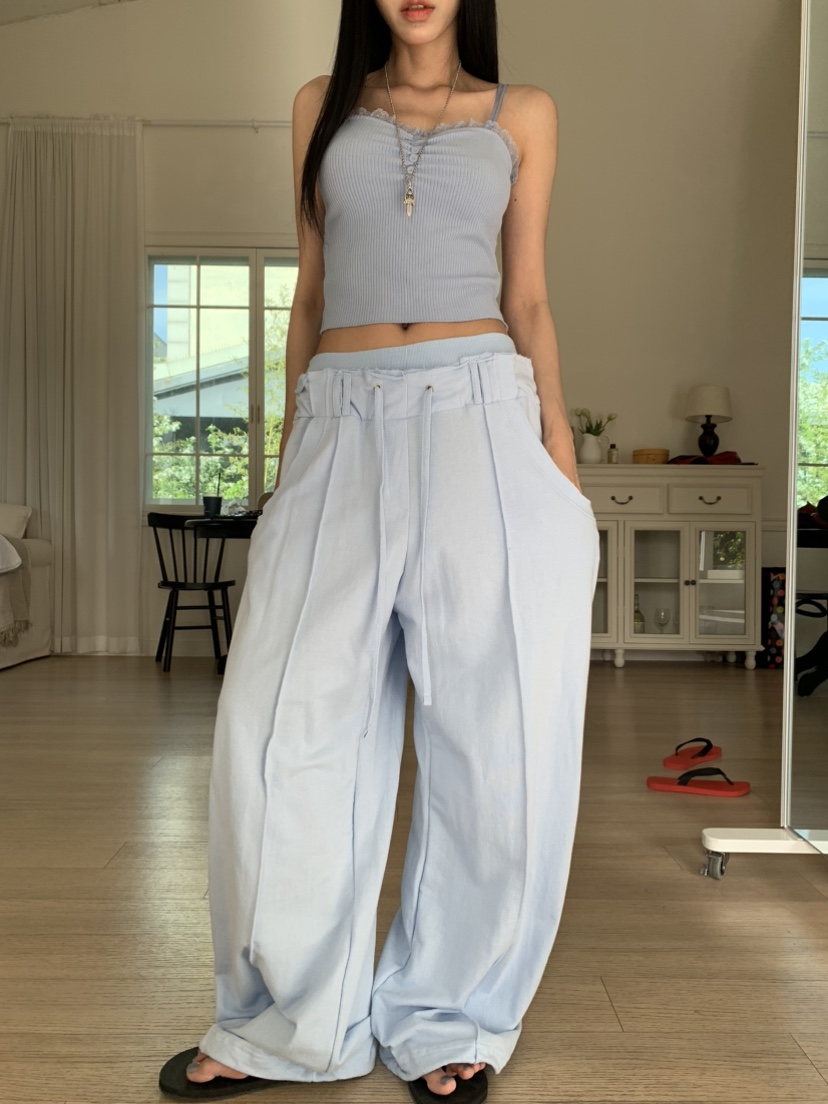 BADCALM韓國直郵女士新品推薦人氣休閑26夏季時尚職業休閑褲BADCALM休閑褲圖色2