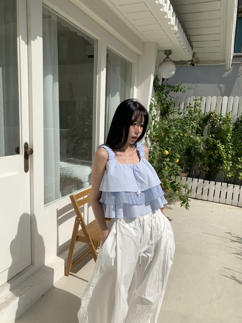 BADCALM韓國直郵女裝新款26春夏時尚人氣職業吊帶背心多層BADCALM吊帶/背心