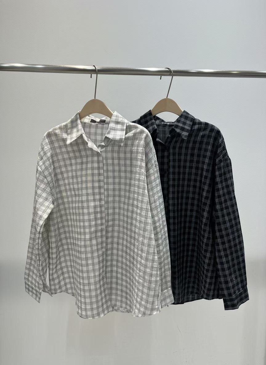 A.ME東大門實拍韓國女士新品26春夏職業26夏季襯衫蕾絲衫A.ME襯衫/蕾絲衫圖色2左二色