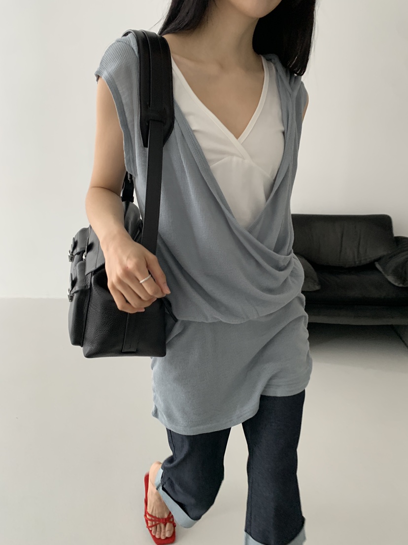 MURMUR韓國直郵實拍女士新款熱賣26春夏休閑推薦連衣裙連帽MURMUR連衣裙