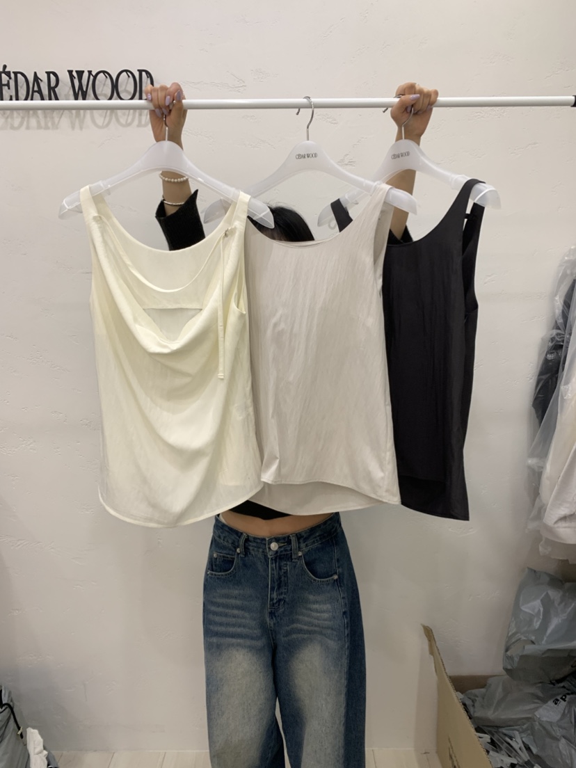 CEDARWOOD韓國直郵女士新款26夏季推薦人氣熱賣休閑吊帶背心CEDAR WOOD吊帶/背心