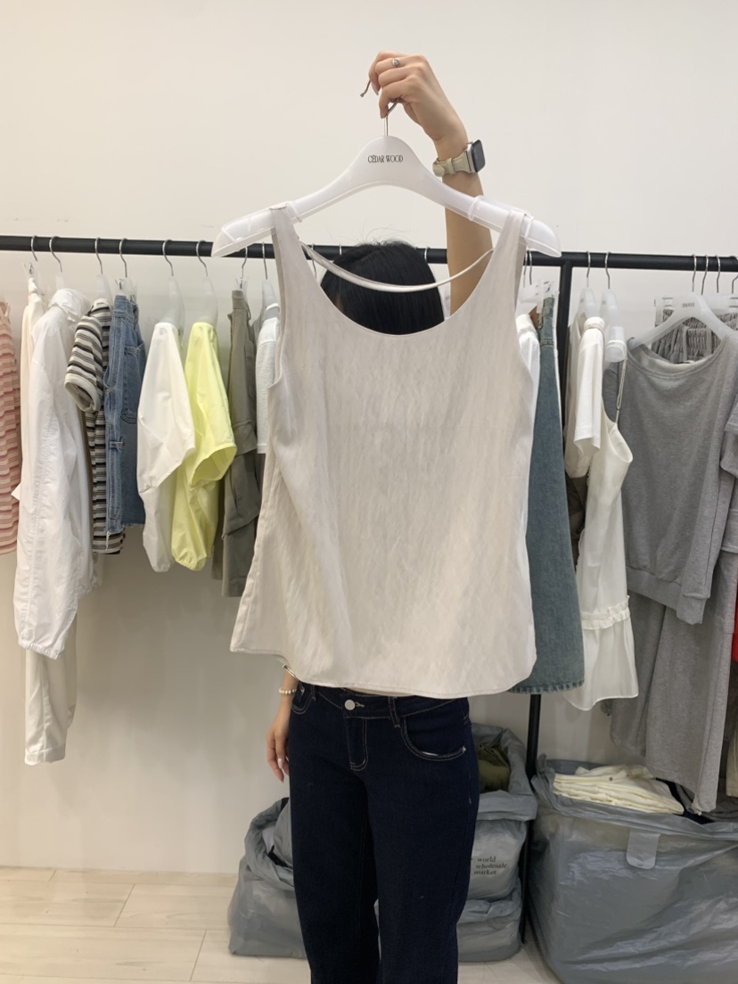 CEDARWOOD韓國直郵女士新款26夏季推薦人氣熱賣休閑吊帶背心CEDAR WOOD吊帶/背心圖色2