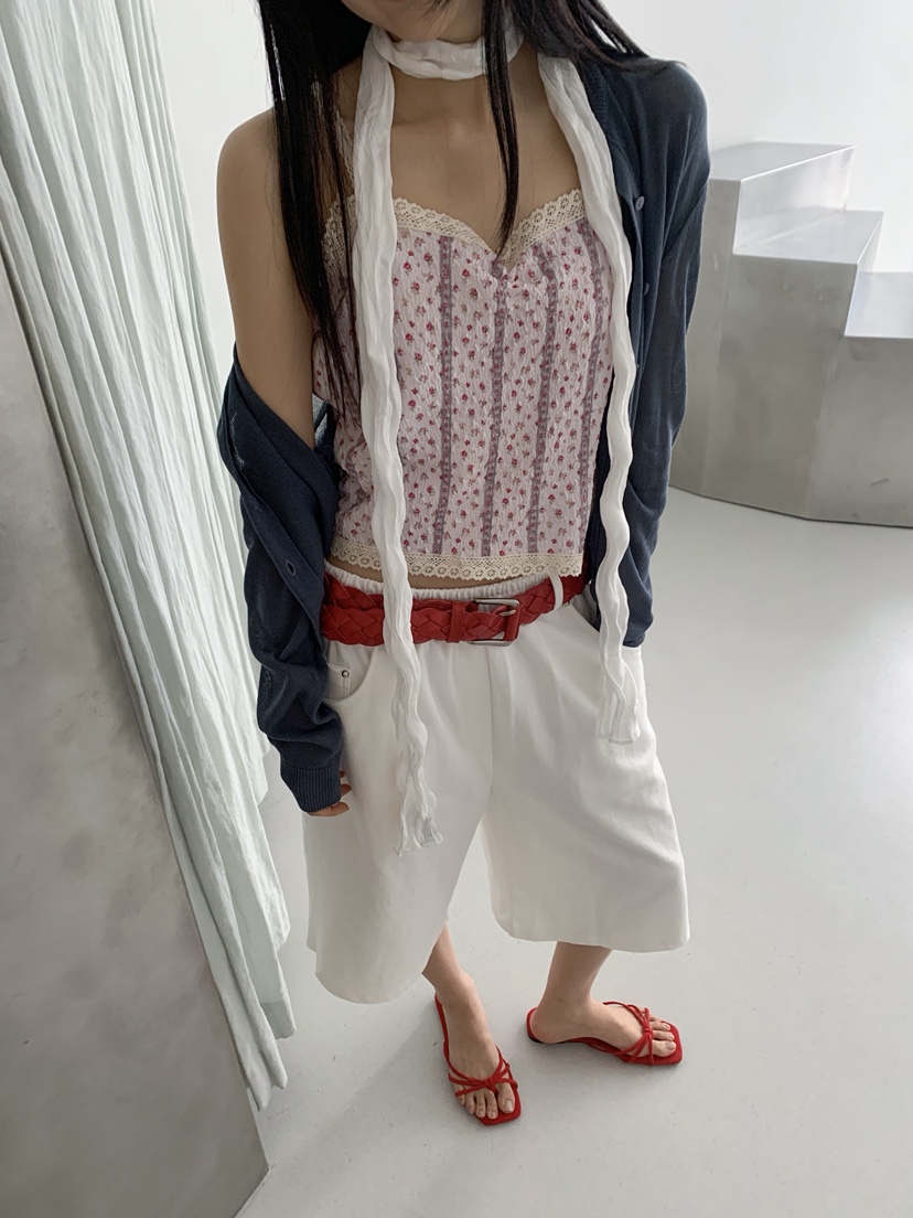 MURMUR韓國代購女裝新品時尚人氣職業熱賣26夏季吊帶背心MURMUR吊帶/背心