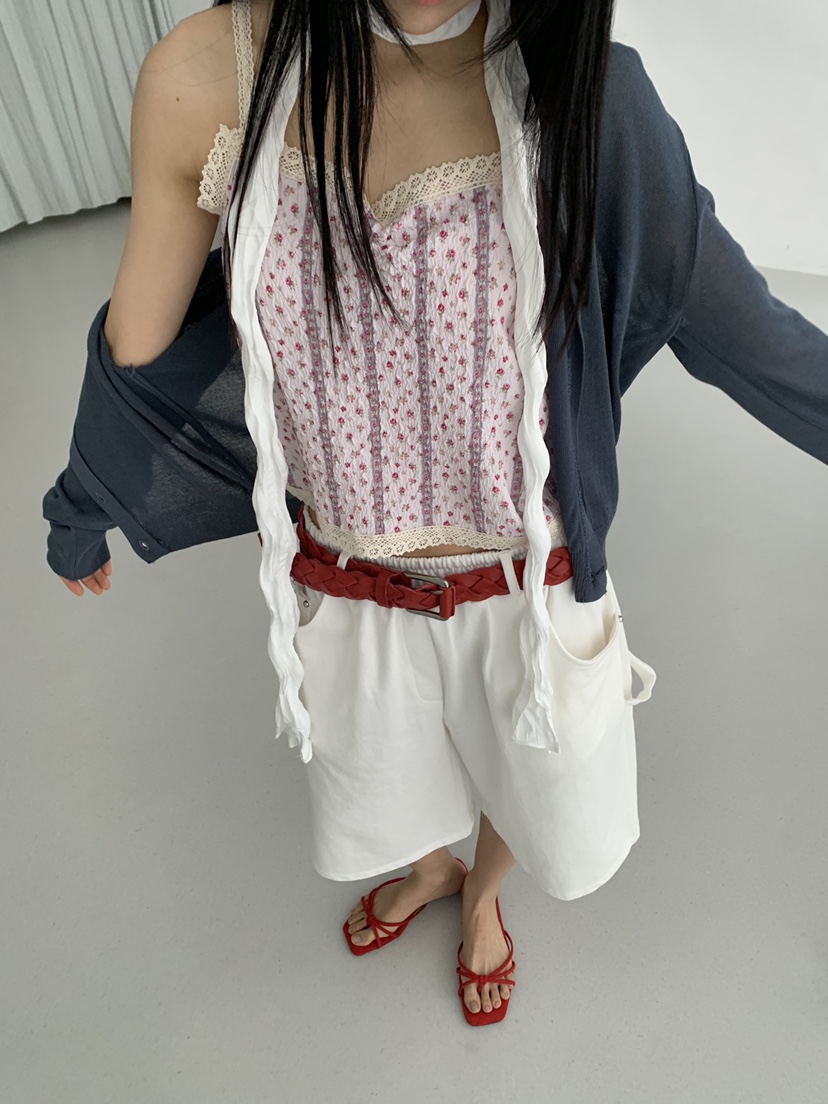 MURMUR韓國代購女裝新品時尚人氣職業熱賣26夏季吊帶背心MURMUR吊帶/背心