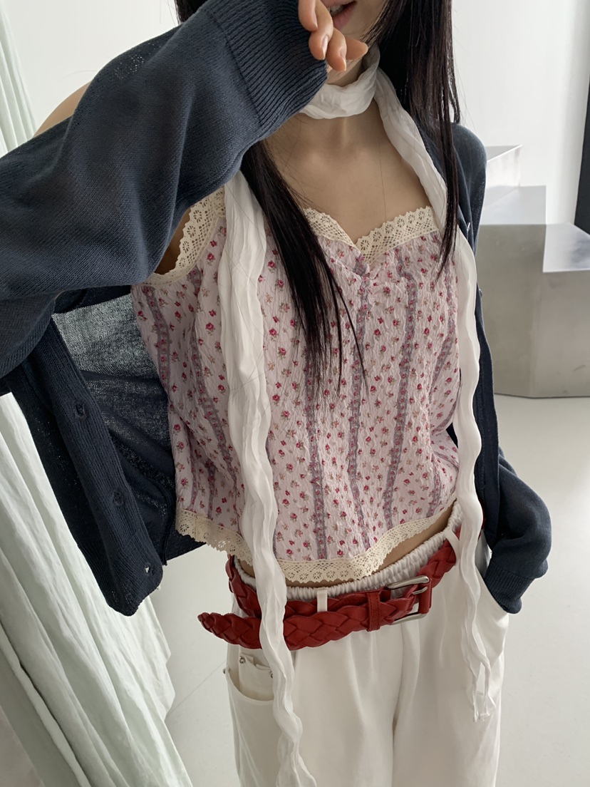 MURMUR韓國代購女裝新品時尚人氣職業熱賣26夏季吊帶背心MURMUR吊帶/背心