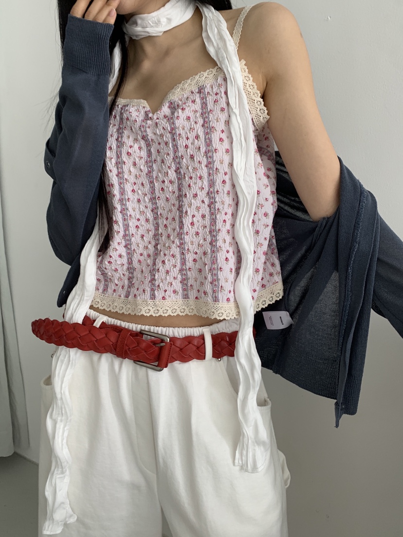 MURMUR韓國代購女裝新品時尚人氣職業熱賣26夏季吊帶背心MURMUR吊帶/背心