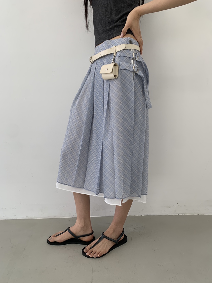 MURMUR韓國直郵實拍女士新品26夏季休閑推薦半身裙中短裙MURMUR半身裙/中短裙