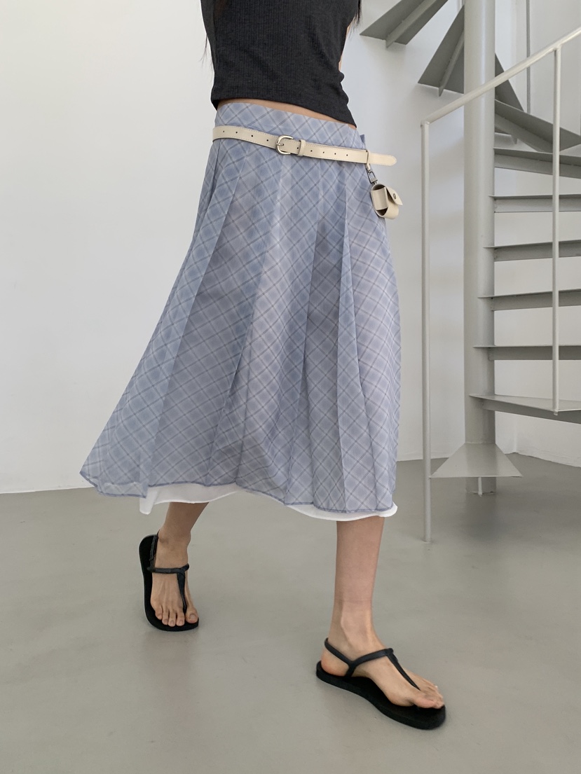 MURMUR韓國直郵實拍女士新品26夏季休閑推薦半身裙中短裙MURMUR半身裙/中短裙