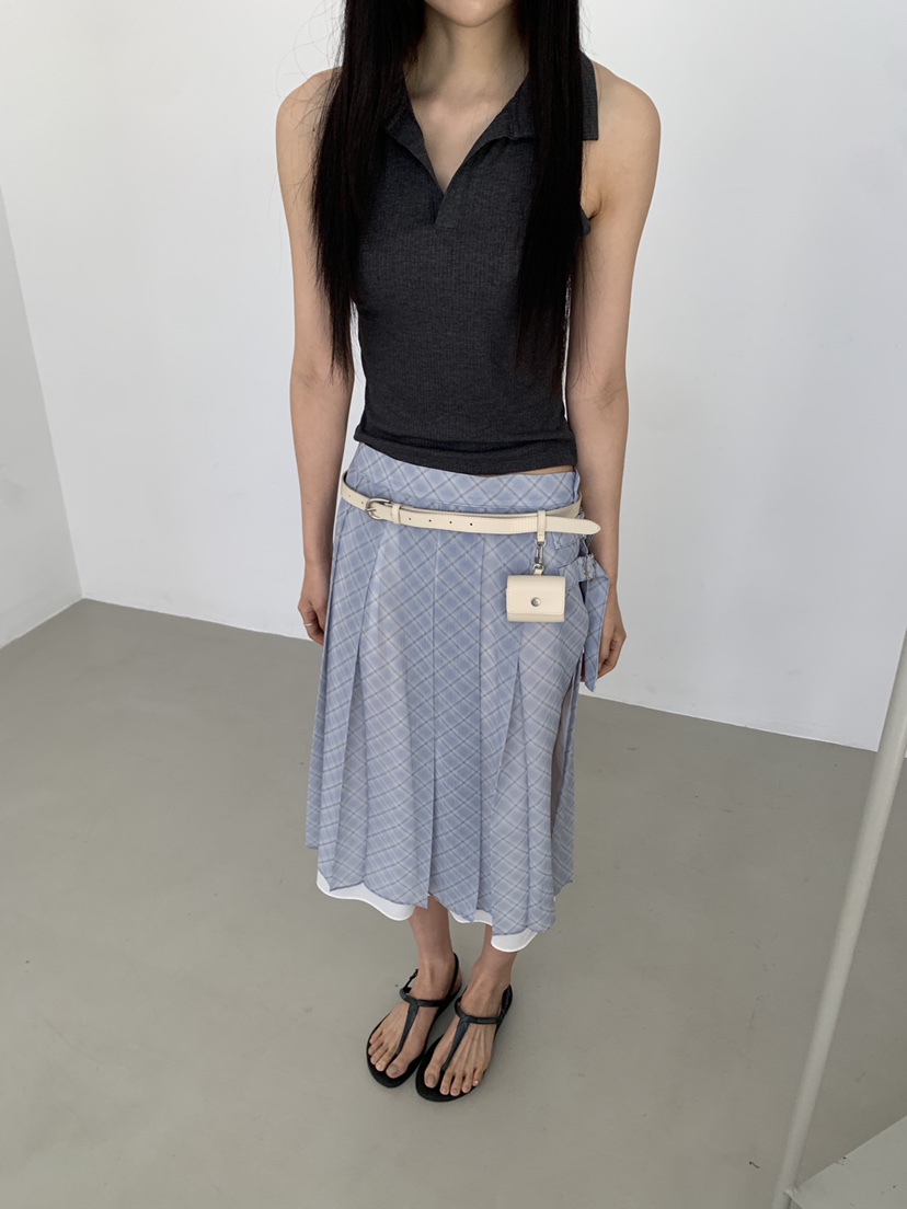 MURMUR韓國直郵實拍女士新品26夏季休閑推薦半身裙中短裙MURMUR半身裙/中短裙