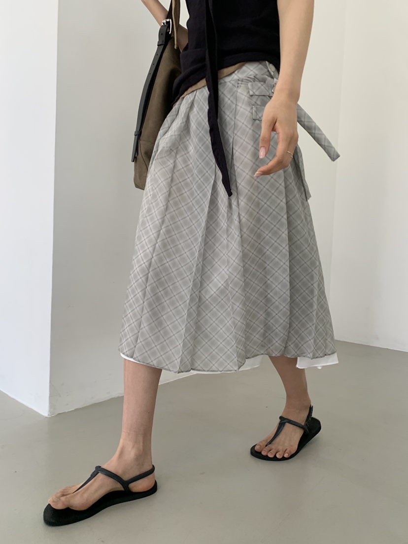 MURMUR韓國直郵實拍女士新品26夏季休閑推薦半身裙中短裙MURMUR半身裙/中短裙