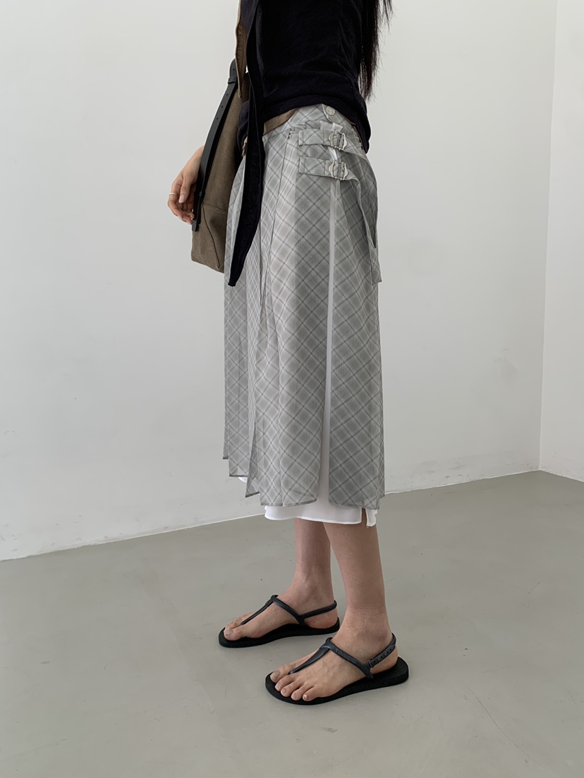 MURMUR韓國直郵實拍女士新品26夏季休閑推薦半身裙中短裙MURMUR半身裙/中短裙