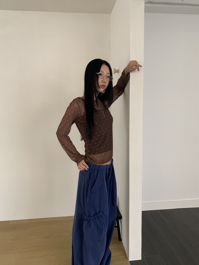 SUNDER MARKET韓國代購女士新品推薦26春夏熱賣人氣長袖T恤SUNDER MARKET長袖T恤