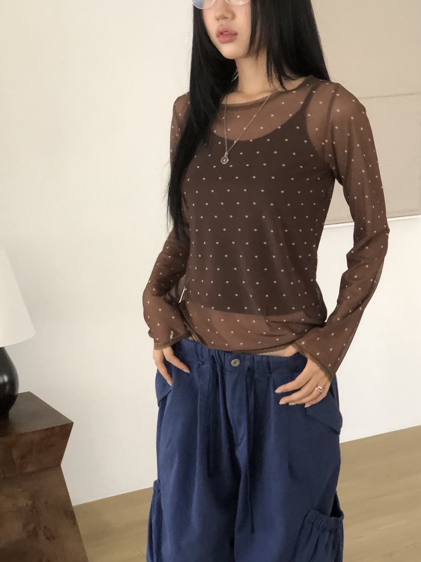 SUNDER MARKET韓國代購女士新品推薦26春夏熱賣人氣長袖T恤SUNDER MARKET長袖T恤