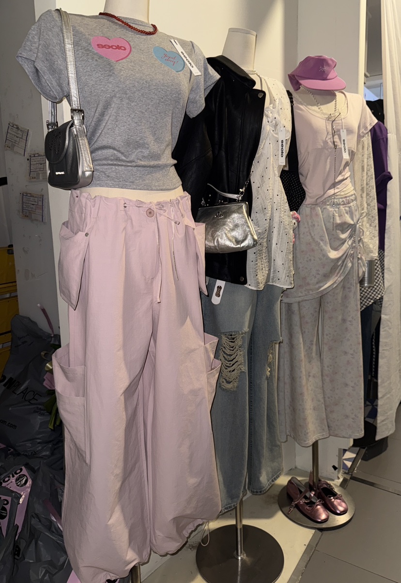 SEOLO韓國東大門代購女士新品人氣時尚26春夏休閑26夏季休閑褲Seolo seoul休閑褲