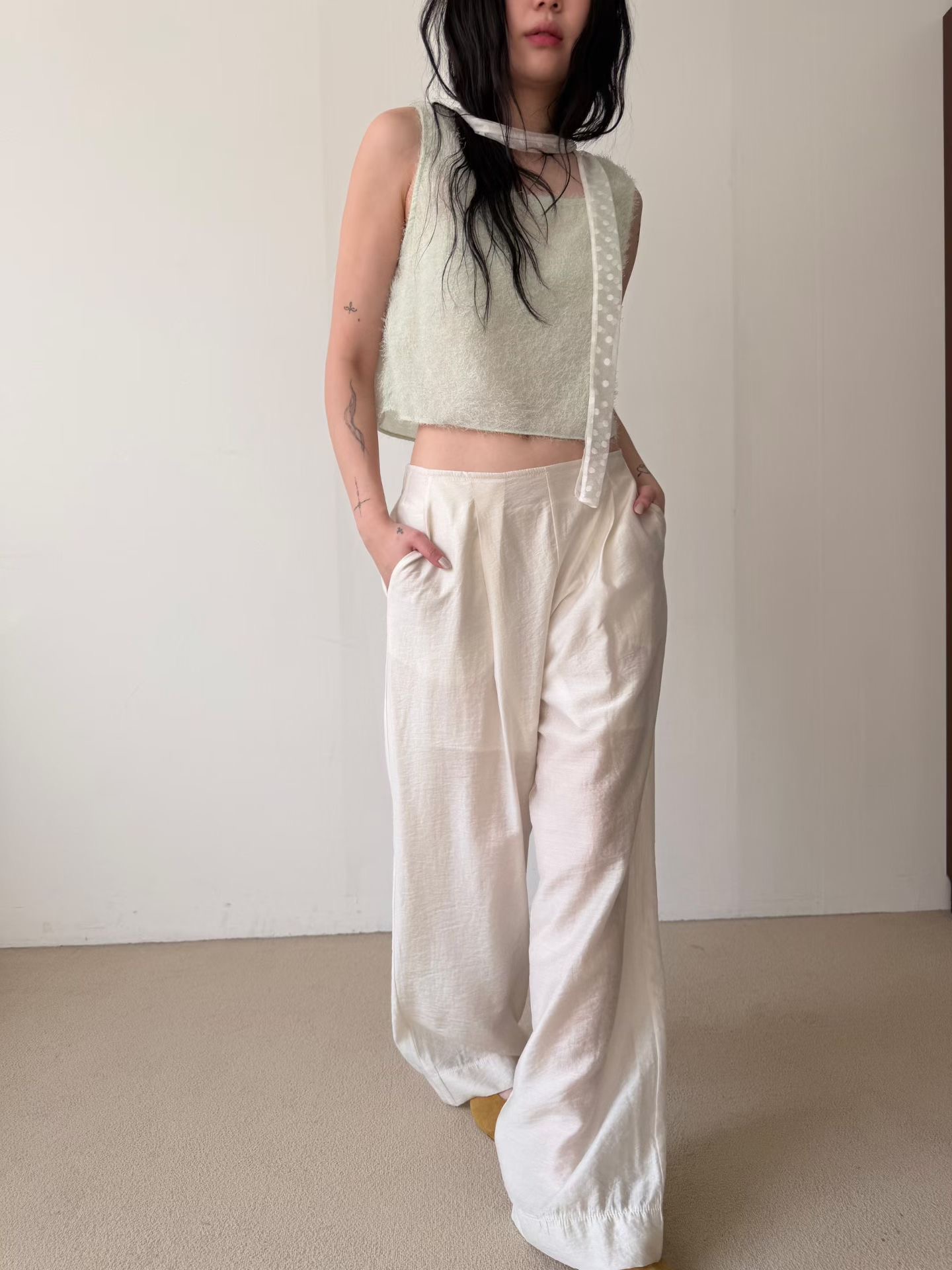 A.ME韓國直郵實拍女裝新款熱賣時尚人氣職業休閑褲不含屁簾A.ME休閑褲