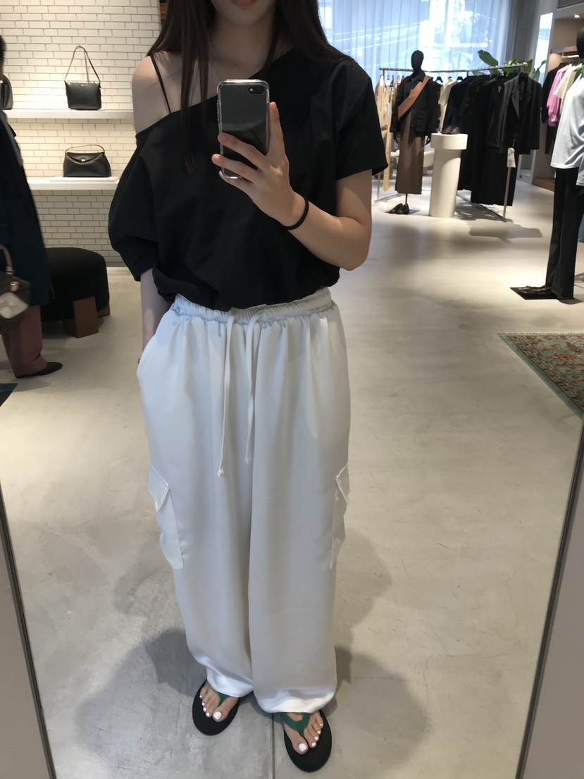 CEDARWOOD韓國東大門直郵女士新款時尚推薦褲子工裝褲緞面CEDAR WOOD褲子