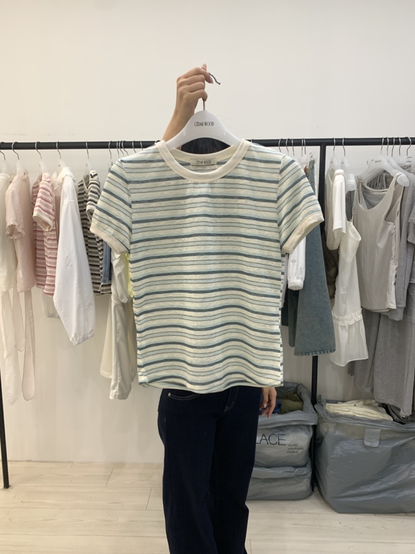 CEDARWOOD韓國代購女裝新品人氣26春夏26夏季推薦時尚T恤CEDAR WOODT恤圖色3