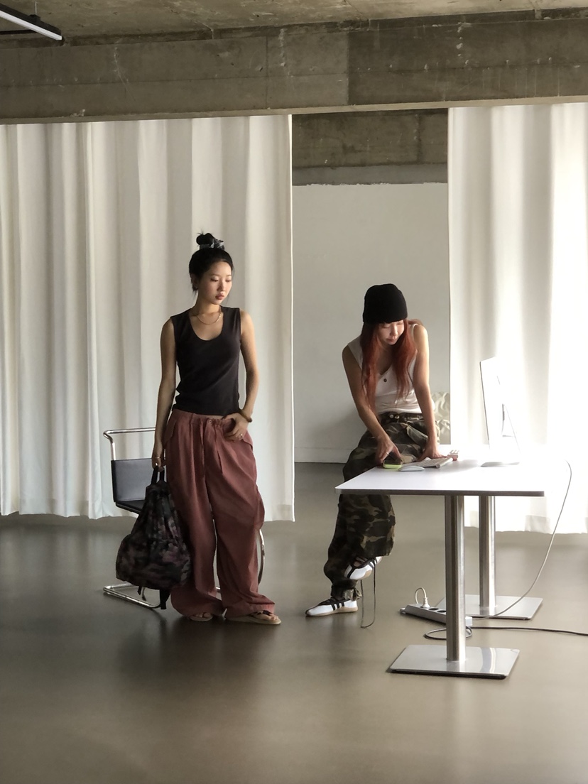 SUNDER MARKET韓國東大門直郵女裝新品熱賣休閑褲口袋束帶SUNDER MARKET休閑褲