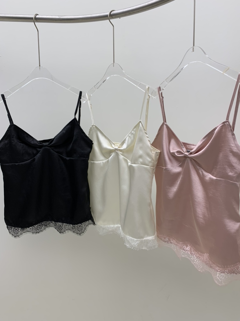SEOLO韓國直郵實拍女士新品人氣休閑職業吊帶背心蕾絲絲帶Seolo seoul吊帶/背心