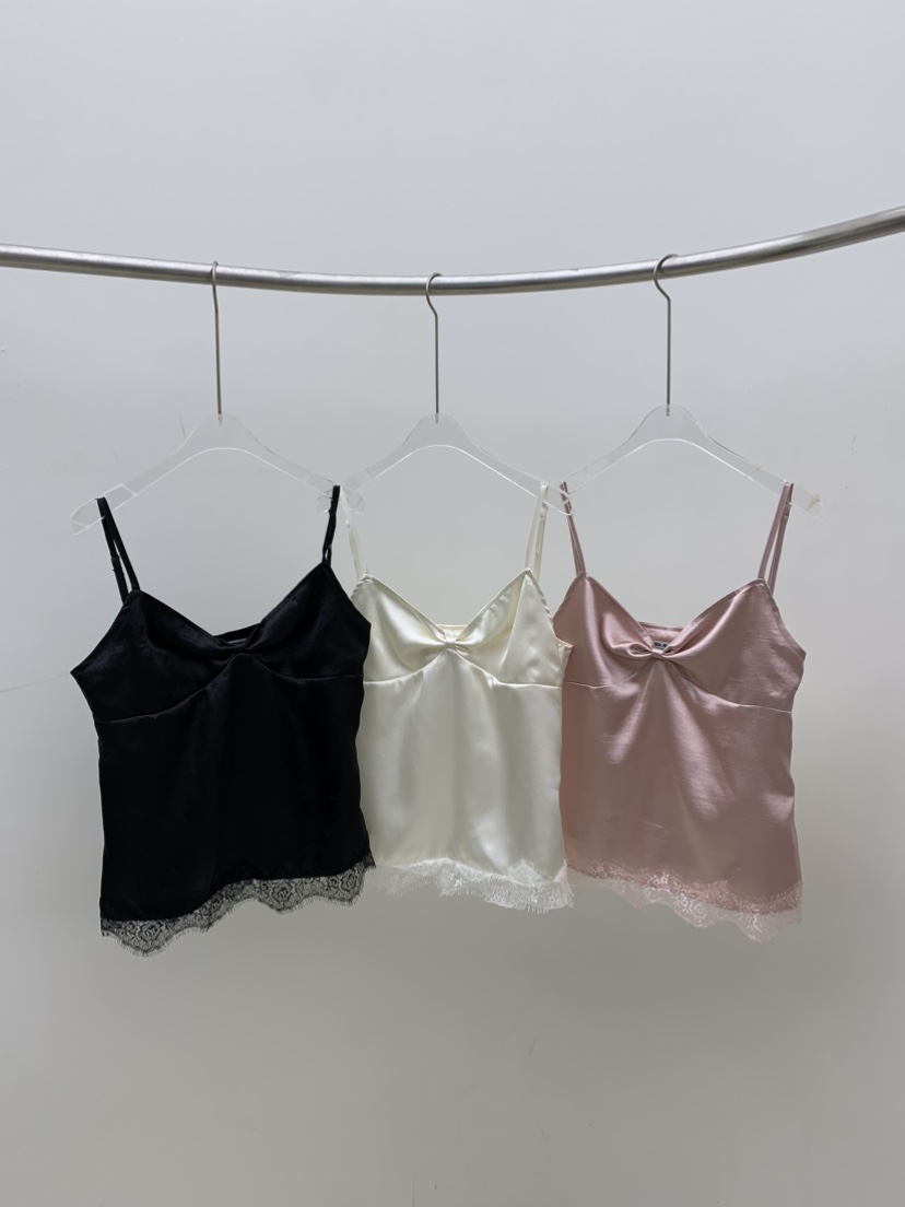 SEOLO韓國直郵實拍女士新品人氣休閑職業吊帶背心蕾絲絲帶Seolo seoul吊帶/背心