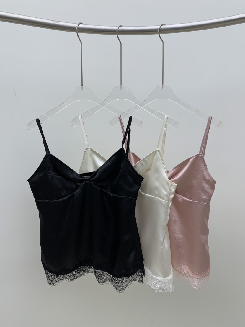 SEOLO韓國直郵實拍女士新品人氣休閑職業吊帶背心蕾絲絲帶Seolo seoul吊帶/背心
