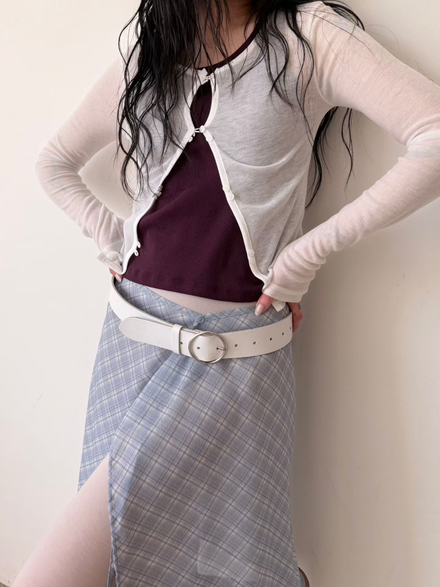 A.ME韓國東大門代購女裝新品26春夏26夏季職業人氣長袖T恤A.ME長袖T恤