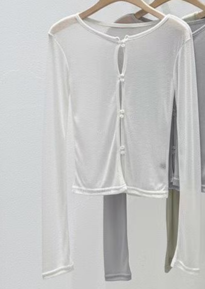 A.ME韓國東大門代購女裝新品26春夏26夏季職業人氣長袖T恤A.ME長袖T恤圖色1