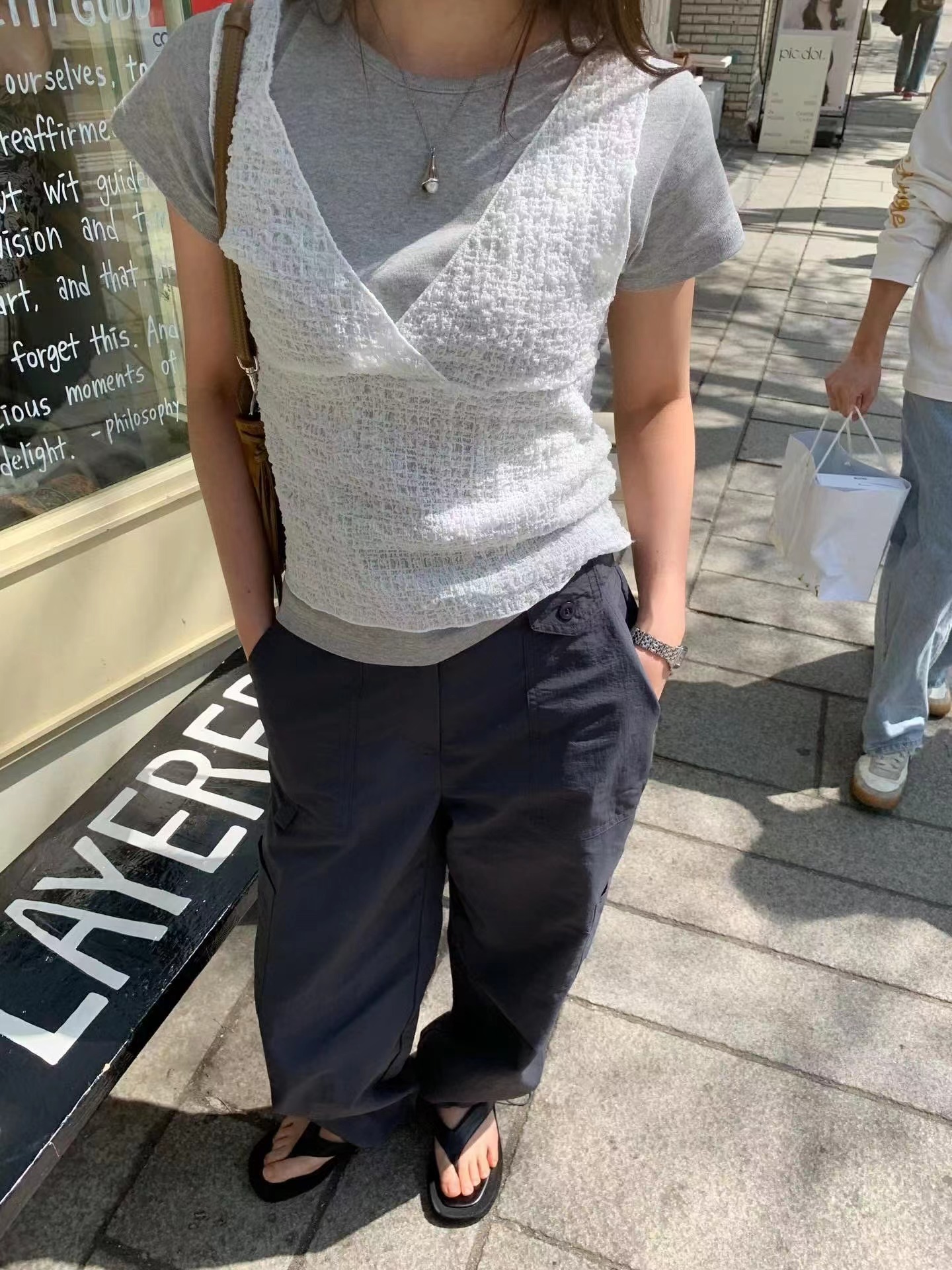 LONDON LACE-런던레이스-T韓國直郵實拍女裝新品26夏季吊帶背心不含內搭LONDON LACE吊帶/背心圖色1