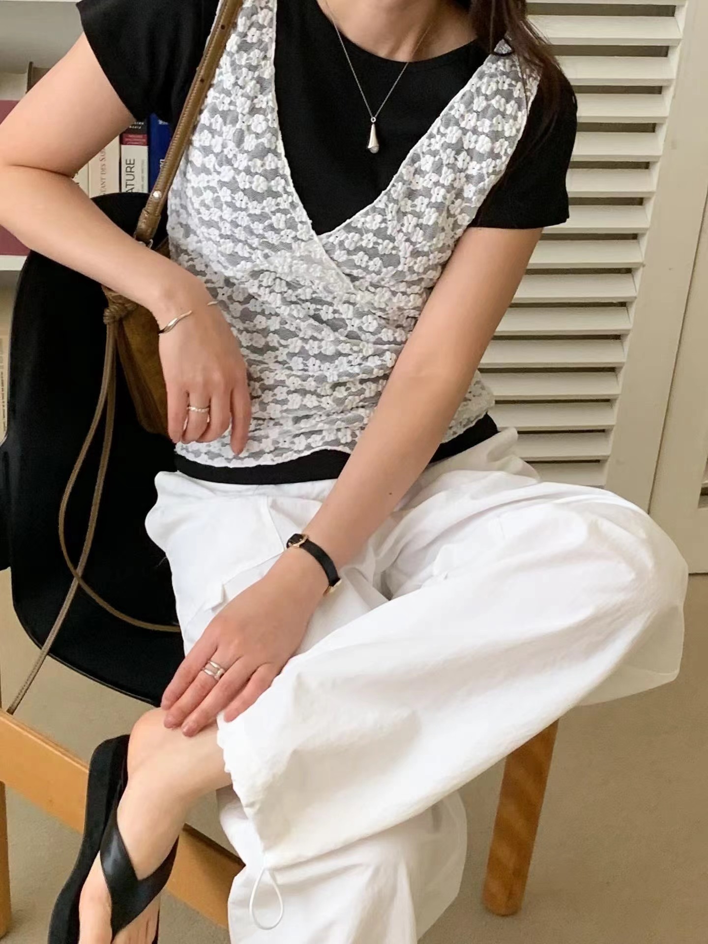 LONDON LACE-런던레이스-T韓國直郵實拍女裝新品26夏季吊帶背心不含內搭LONDON LACE吊帶/背心圖色2