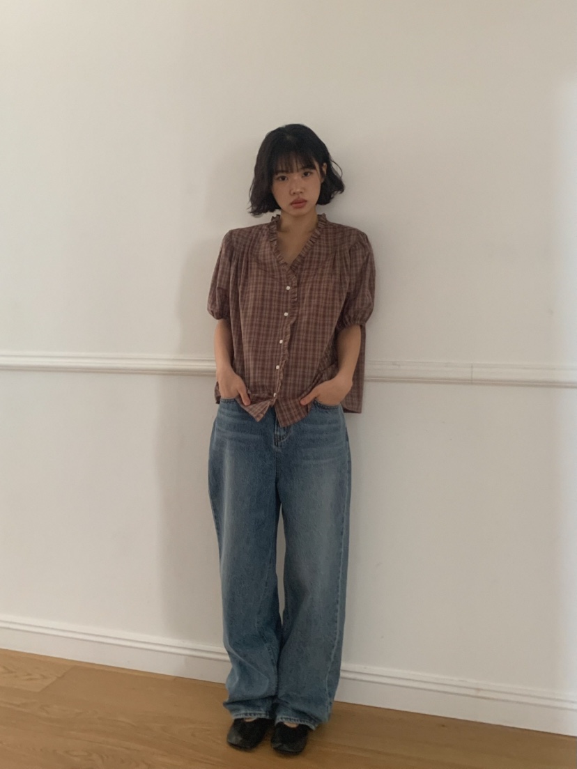 MOSMOS韓國直郵女裝新款26夏季推薦時尚26春夏襯衫蕾絲衫MOSMOS襯衫/蕾絲衫
