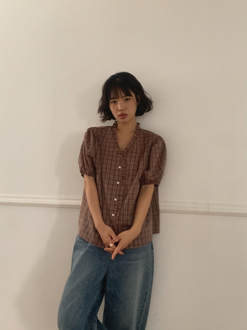 MOSMOS韓國直郵女裝新款26夏季推薦時尚26春夏襯衫蕾絲衫MOSMOS襯衫/蕾絲衫