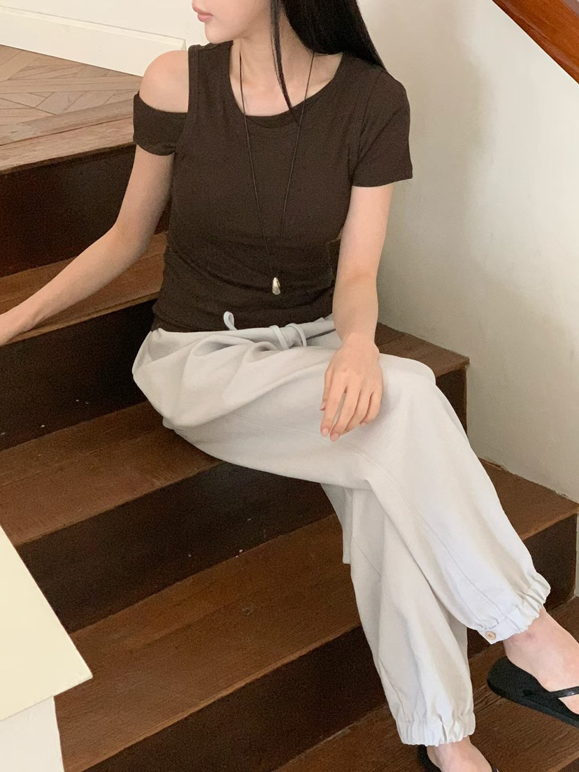 BINUS韓國直郵女裝新品時尚休閑人氣熱賣26夏季26春夏休閑褲BINUS休閑褲