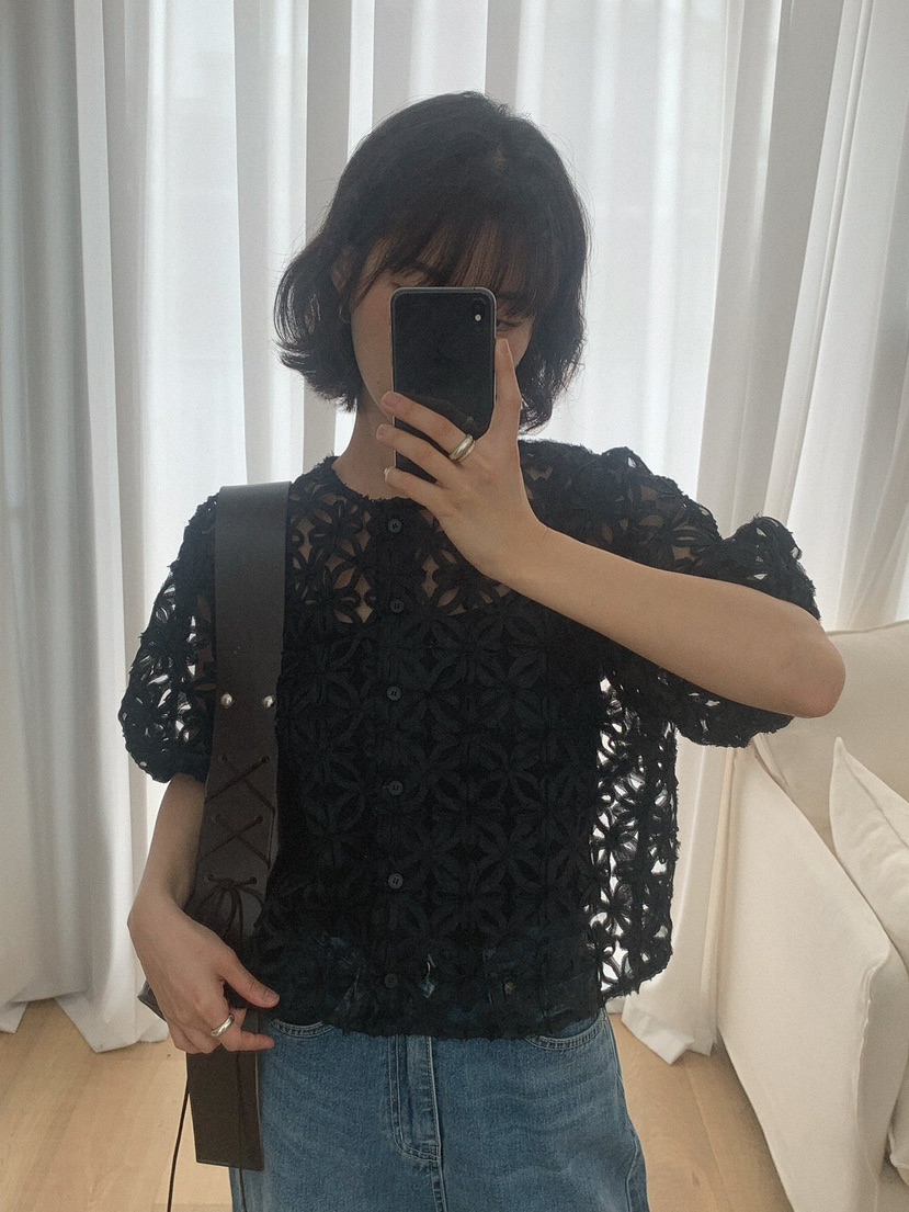 MOSMOS韓國代購女士新品26春夏推薦休閑職業熱賣襯衫蕾絲衫MOSMOS襯衫/蕾絲衫