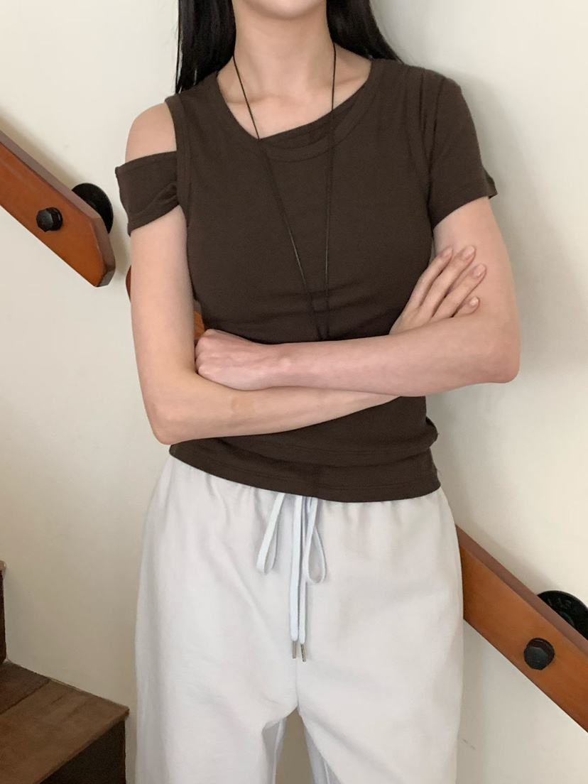 BINUS韓國直郵女士新款職業推薦人氣26春夏休閑時尚熱賣T恤BINUST恤