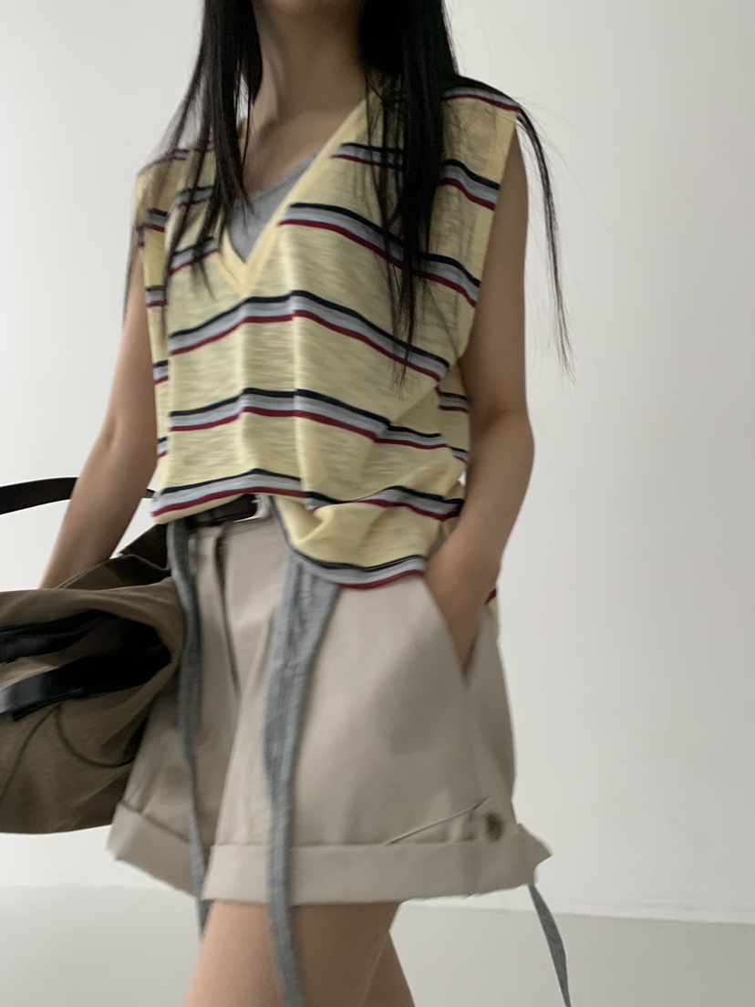 MURMUR韓國東大門直郵女士新品人氣休閑26夏季吊帶背心V領MURMUR吊帶/背心