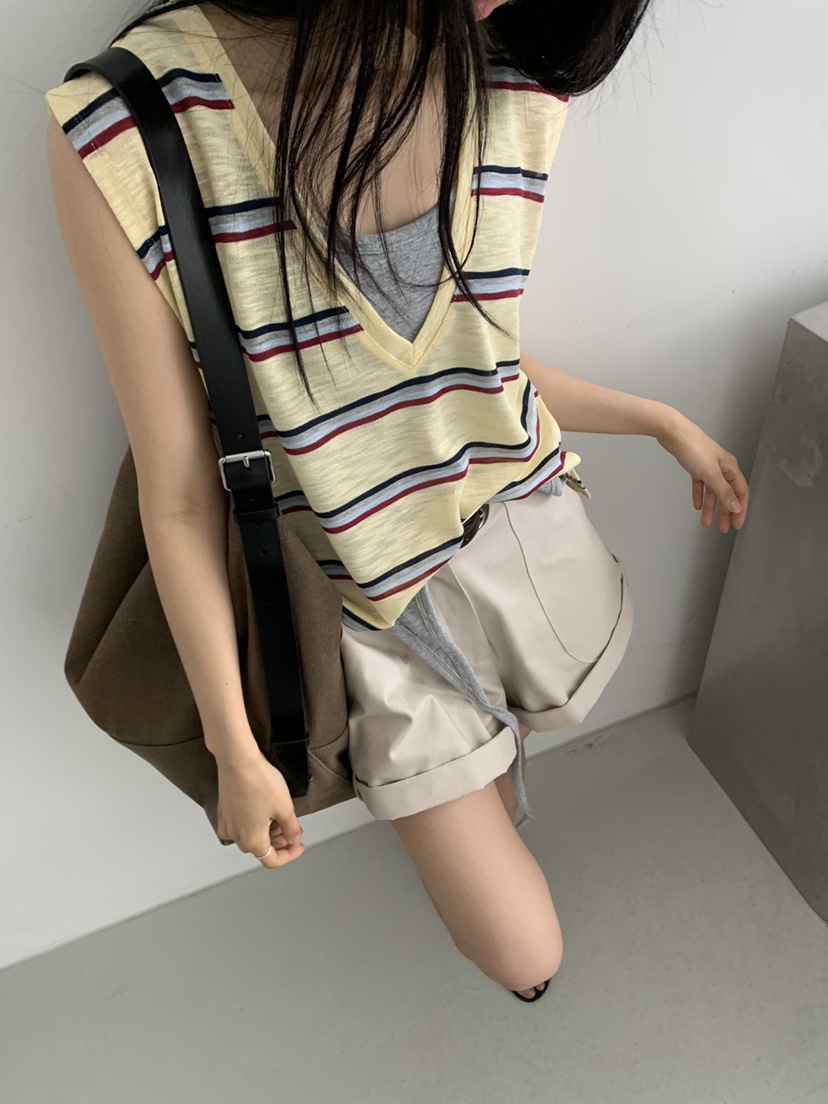 MURMUR韓國東大門直郵女士新品人氣休閑26夏季吊帶背心V領MURMUR吊帶/背心