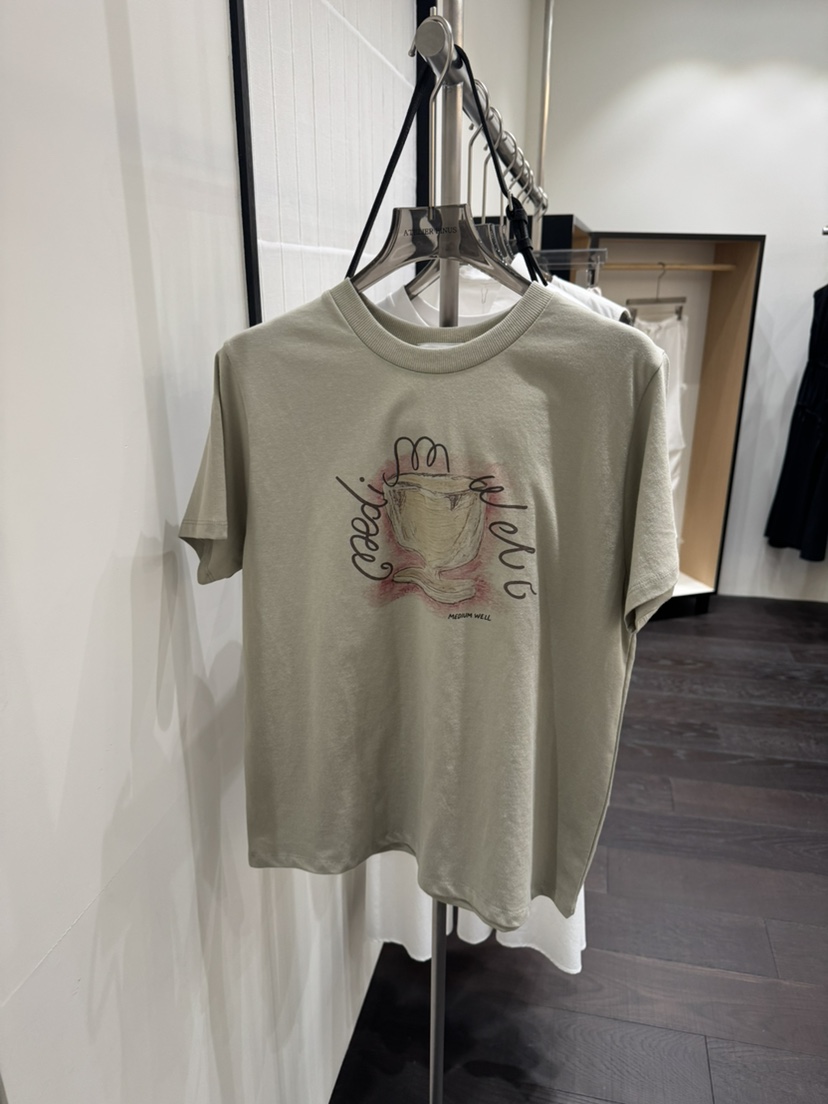 BINUS韓國直郵女裝新品人氣推薦26春夏職業時尚熱賣26夏季T恤BINUST恤圖色2