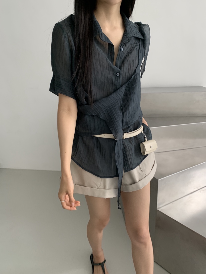 MURMUR韓國代購女裝新品人氣職業熱賣26春夏推薦襯衫蕾絲衫MURMUR襯衫/蕾絲衫