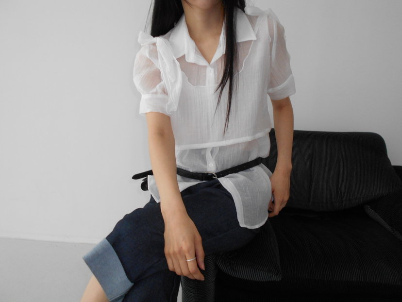 MURMUR韓國代購女裝新品人氣職業熱賣26春夏推薦襯衫蕾絲衫MURMUR襯衫/蕾絲衫