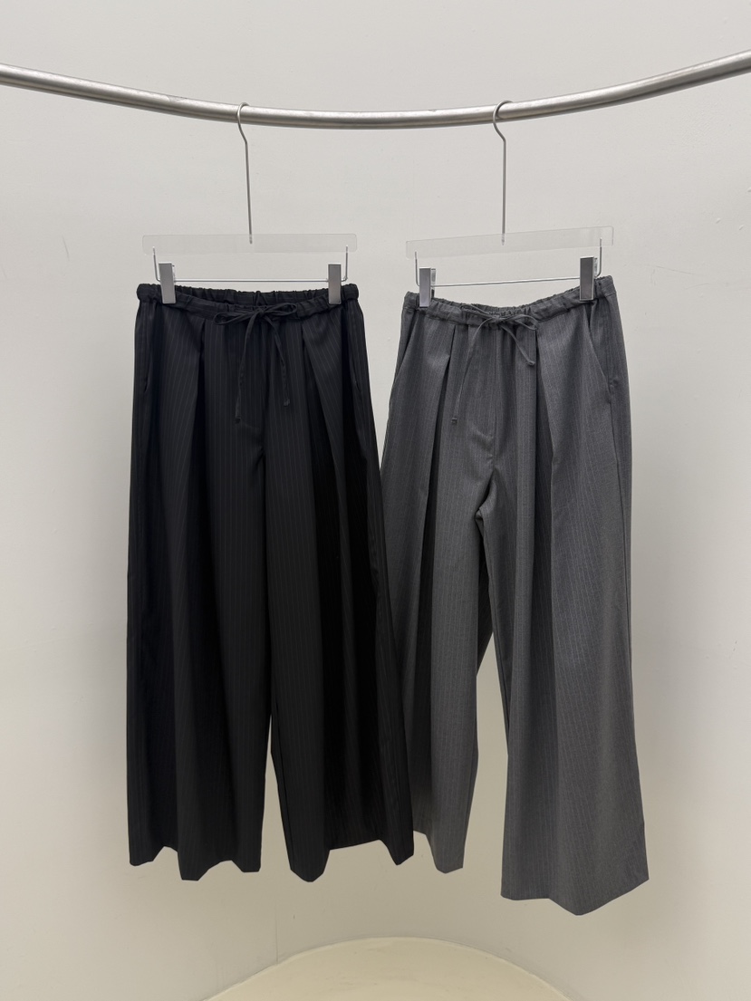 SEOLO韓國直郵實拍女士新品休閑26夏季職業時尚休閑褲條紋Seolo seoul休閑褲