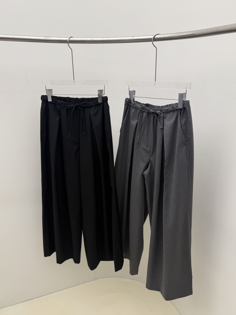 SEOLO韓國直郵實拍女士新品休閑26夏季職業時尚休閑褲條紋Seolo seoul休閑褲