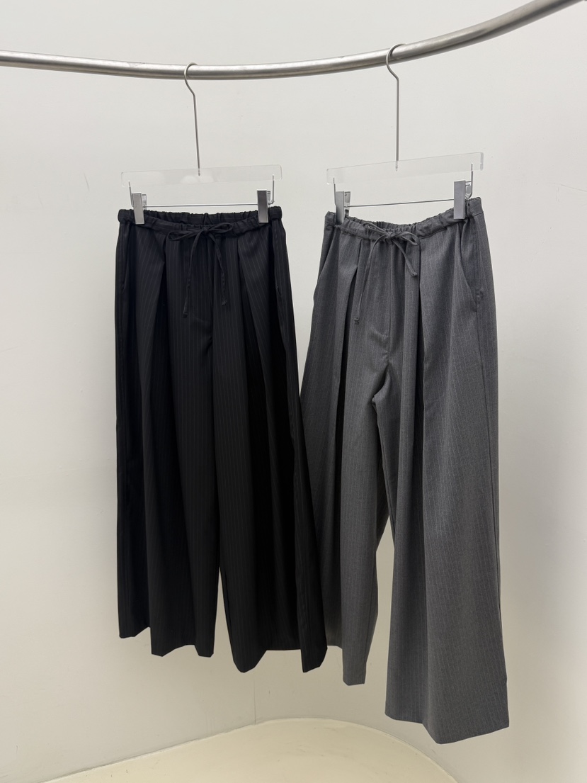 SEOLO韓國直郵實拍女士新品休閑26夏季職業時尚休閑褲條紋Seolo seoul休閑褲